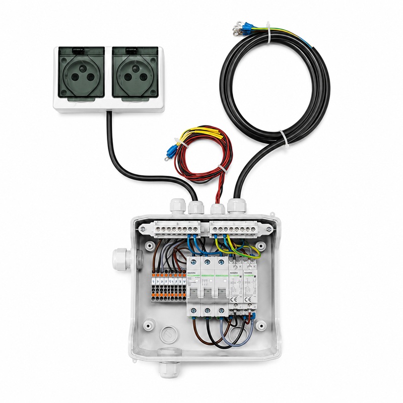 Kensol SH-1225 AC csatlakozó kapcsolótábla Fox hidroboxhoz