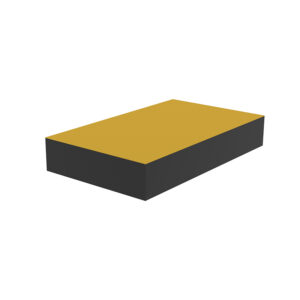 KENO gumi távtartó lemez 130x80x25 mm, EPDM
