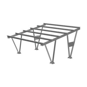 KENO kétállásos Magnelis carport tartószerkezet, modulok nélkül