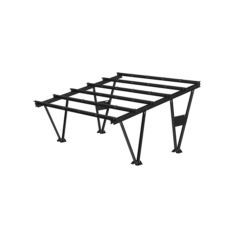 KENO kétállásos carport szerkezet, MAGNELIS, fekete (RAL 9005)