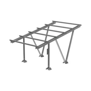 KENO Magnelis carport tartószerkezet, egyállásos, modulok nélkül (W-04-00-L)