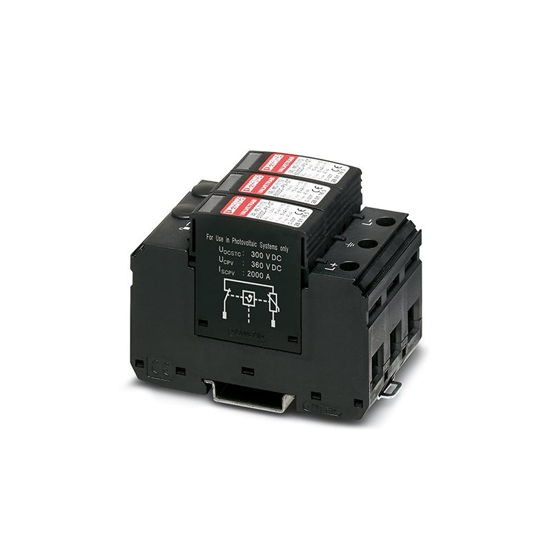 Phoenix Contact VAL-MS 600DC-PV/2+V túlfeszültség-levezető, 600 V DC